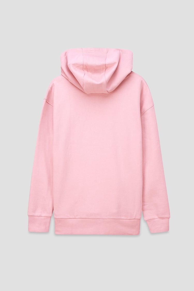Women Drop Shoulder Printed Hoodie