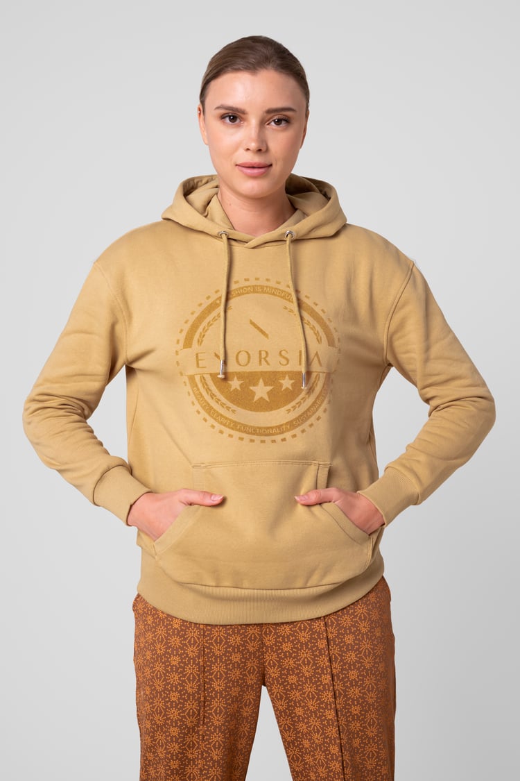 Women Drop Shoulder Printed Hoodie