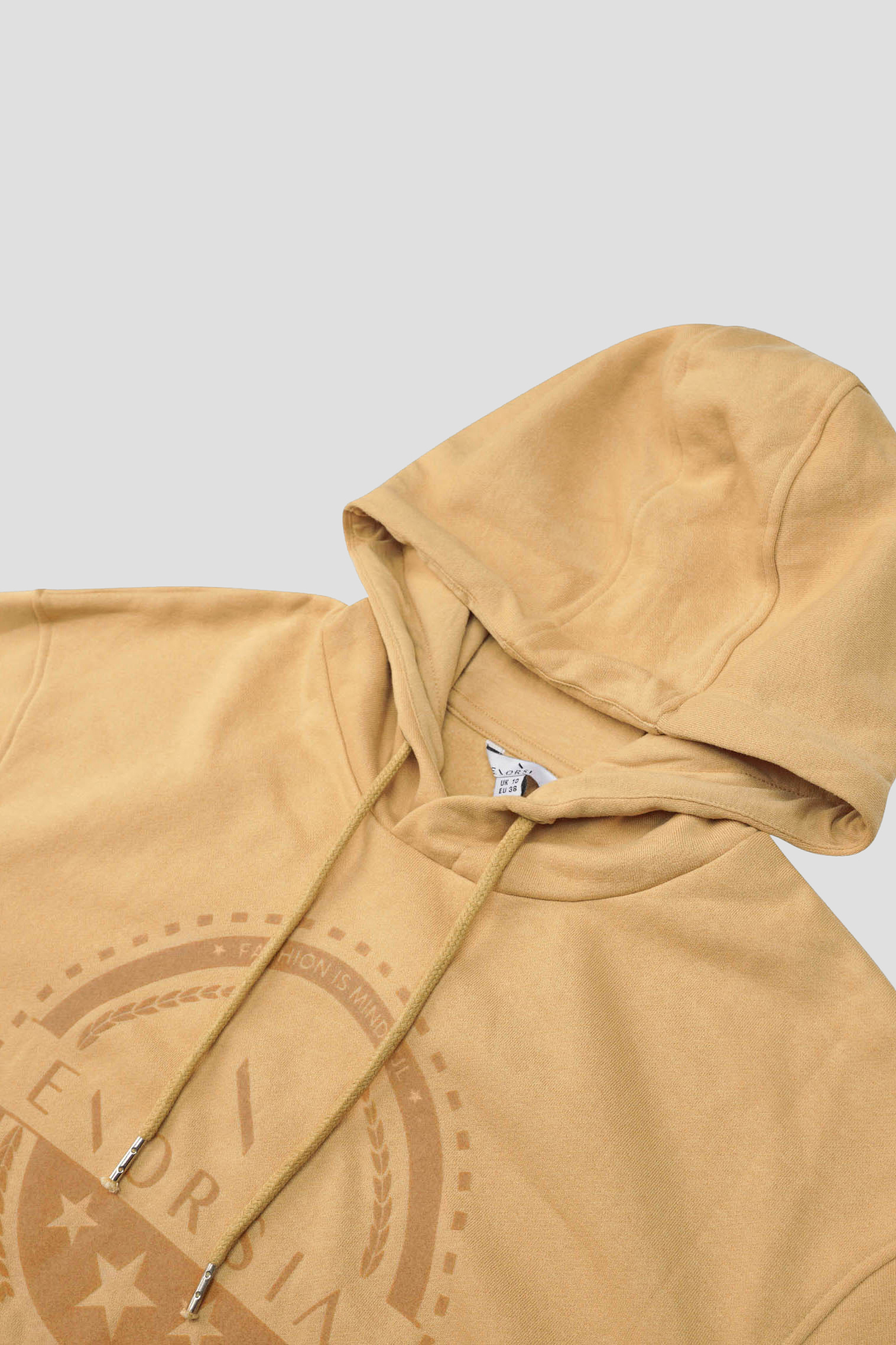 Women Drop Shoulder Printed Hoodie