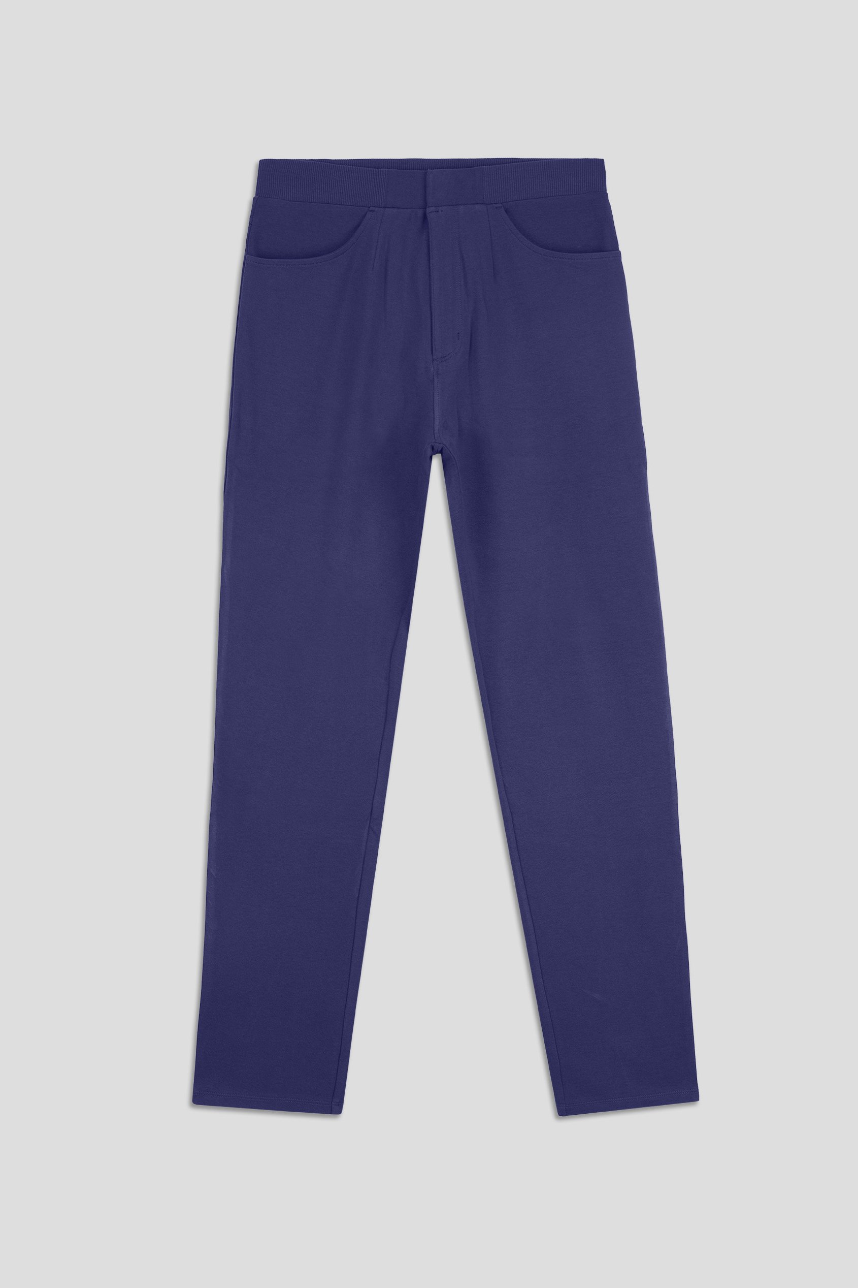 Slim Fit Smart Jersey Trouser