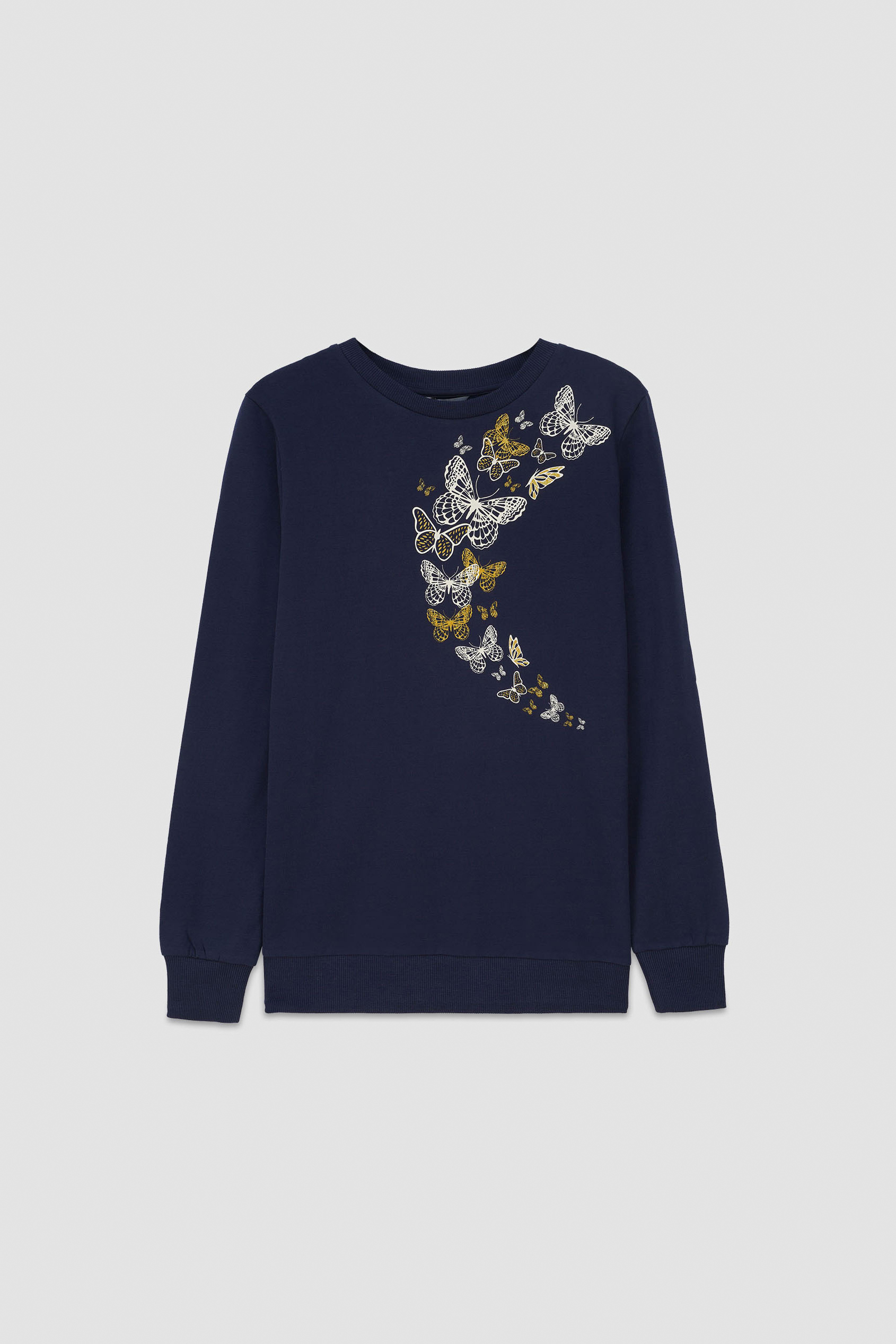 Womens Butterfly Print Sweatshirt