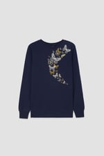 Womens Butterfly Print Sweatshirt