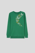 Womens Butterfly Print Sweatshirt