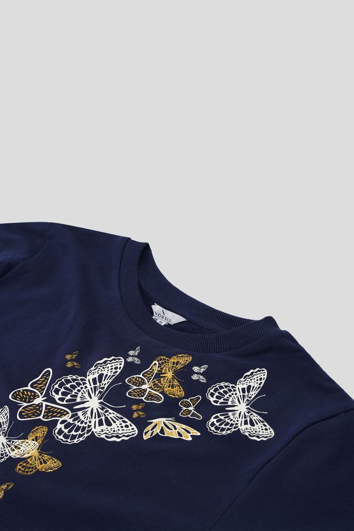 Womens Butterfly Print Sweatshirt
