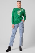 Womens Butterfly Print Sweatshirt