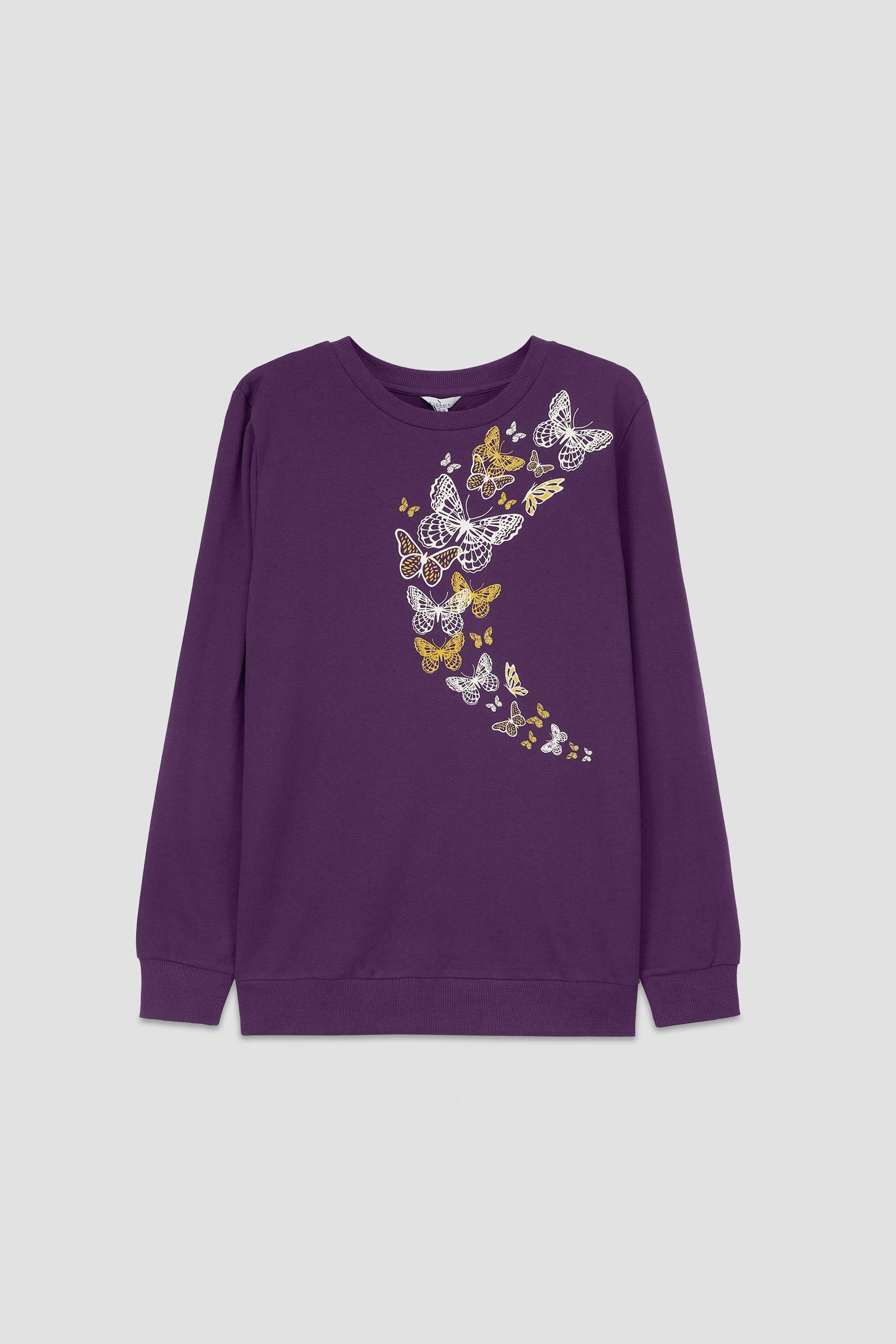 Womens Butterfly Print Sweatshirt