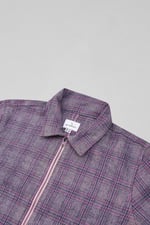 Yarn Dyed Check Cropped Jacket