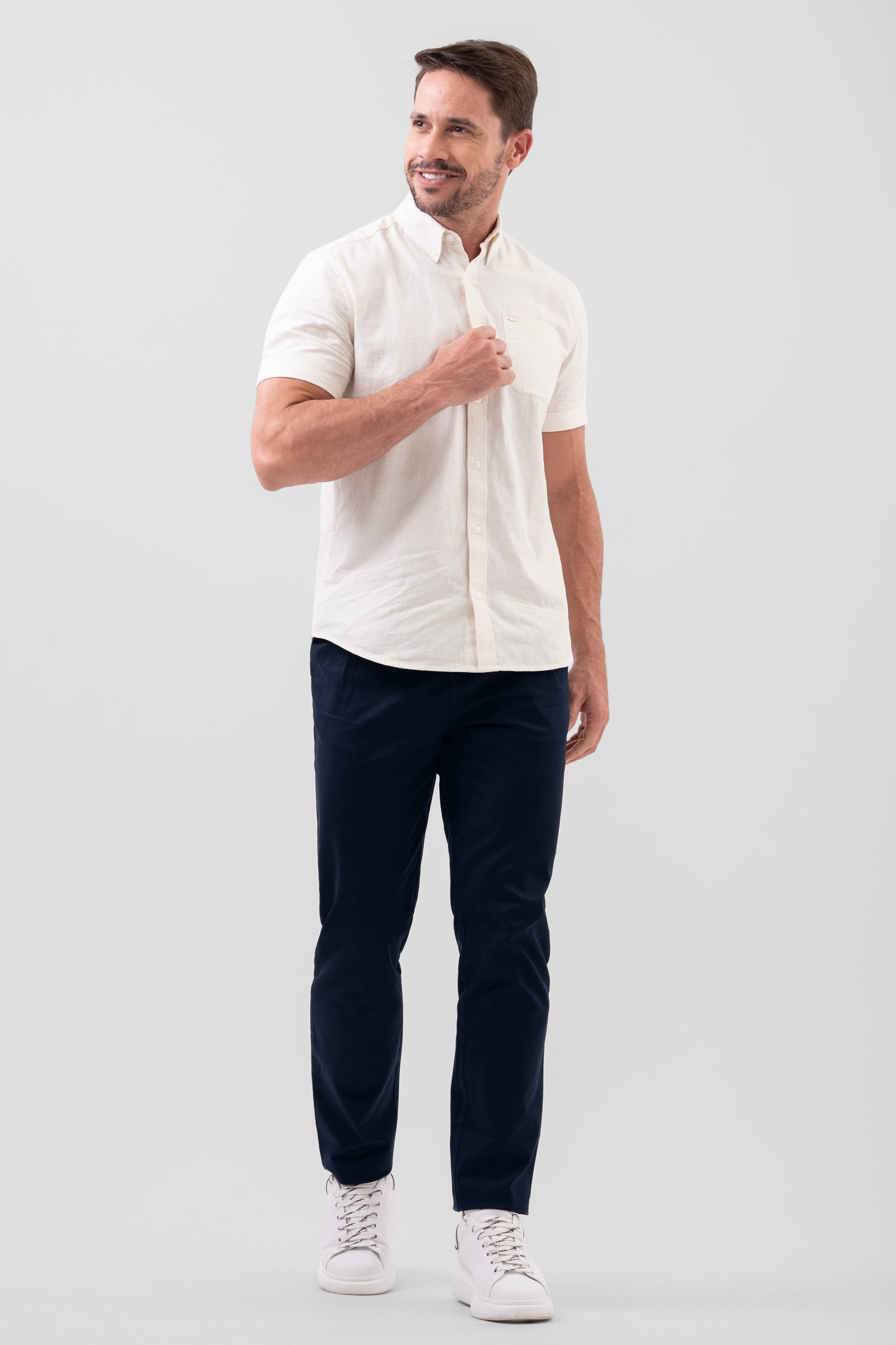 Straight Chino Trousers