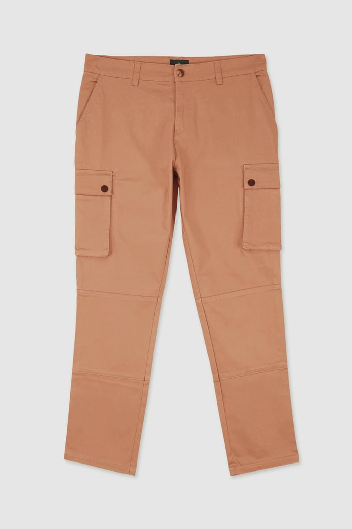 Mens Utility Cargo Long Trousers