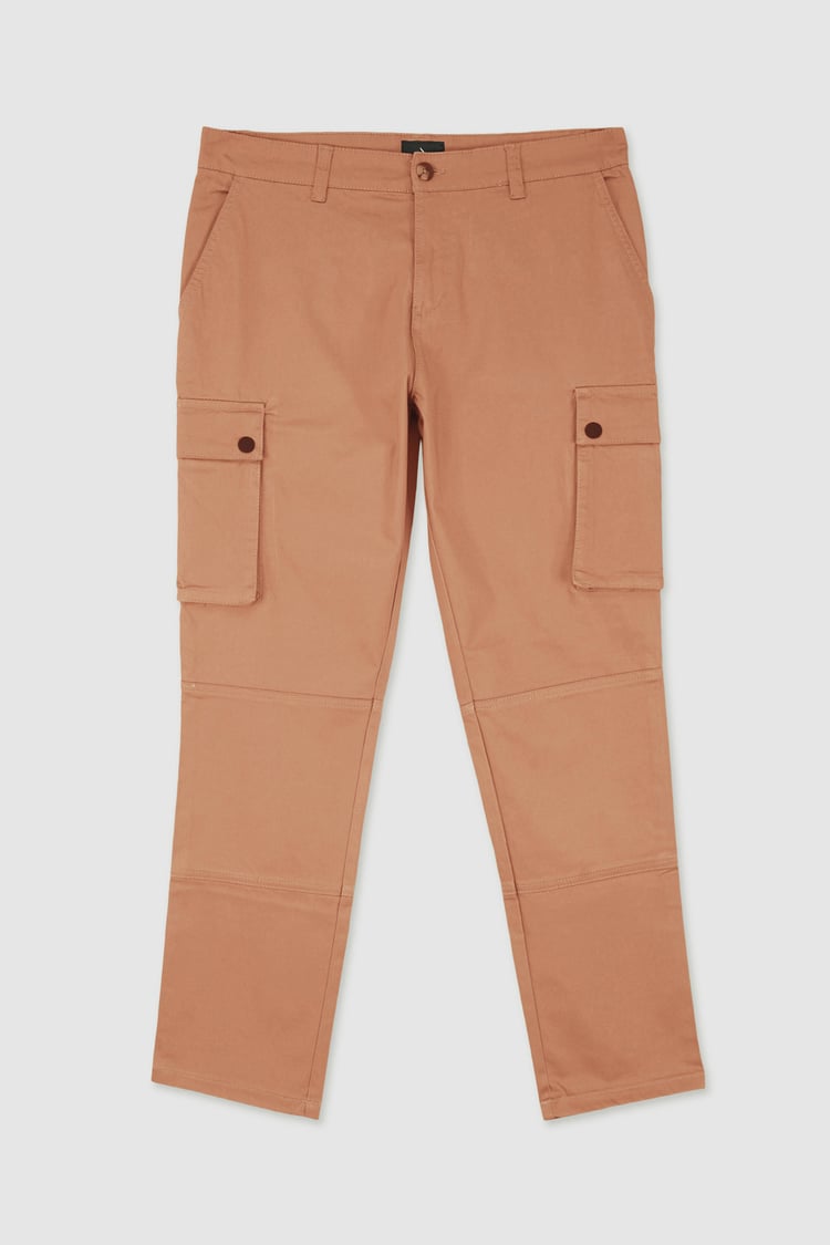 Mens Utility Cargo Long Trousers