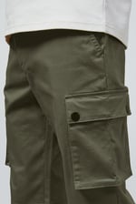 Mens Utility Cargo Long Trousers