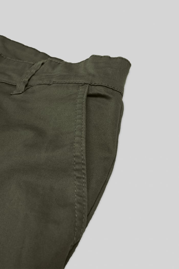 Mens Utility Cargo Long Trousers