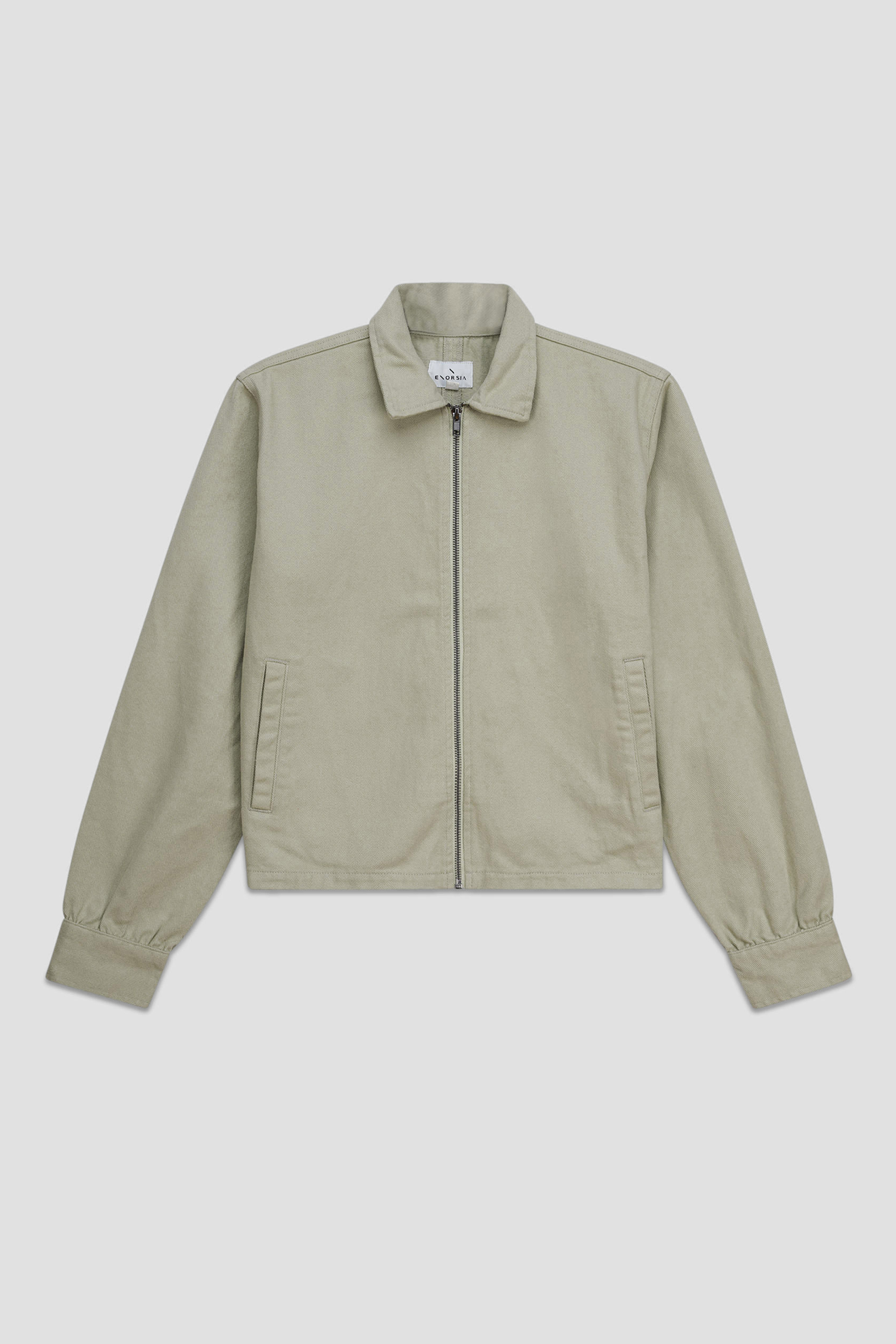 Womens Full Zip Cropped Jacket