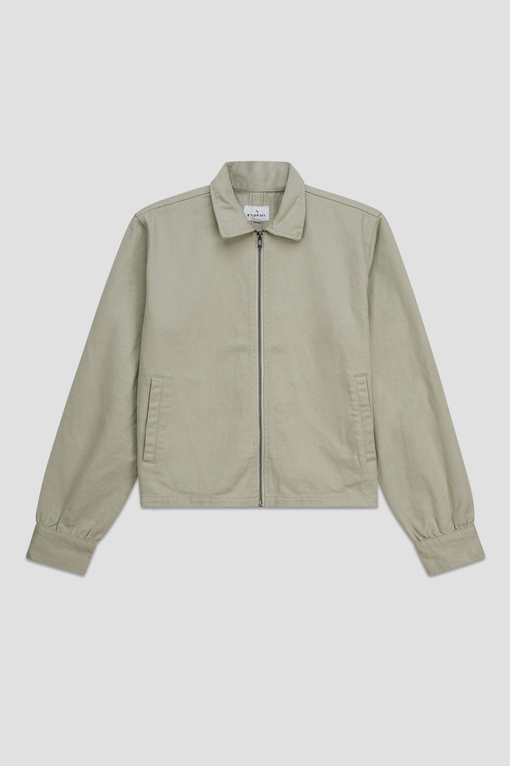 Womens Full Zip Cropped Jacket