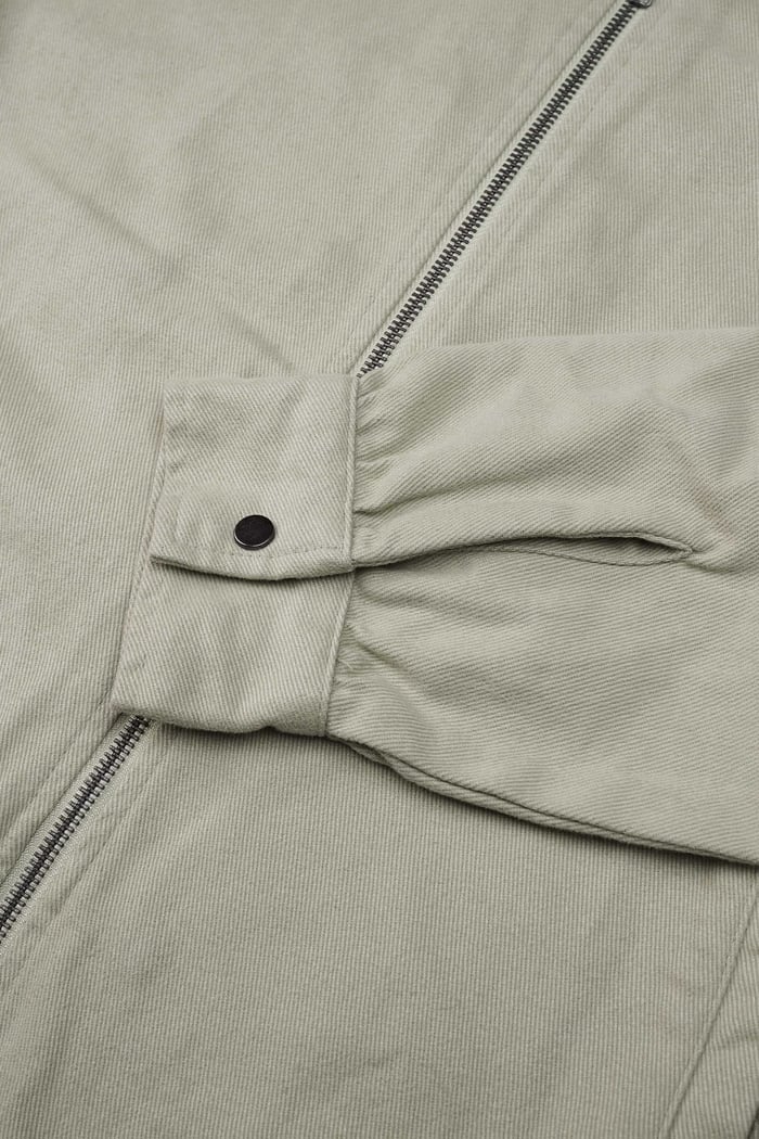 Womens Full Zip Cropped Jacket