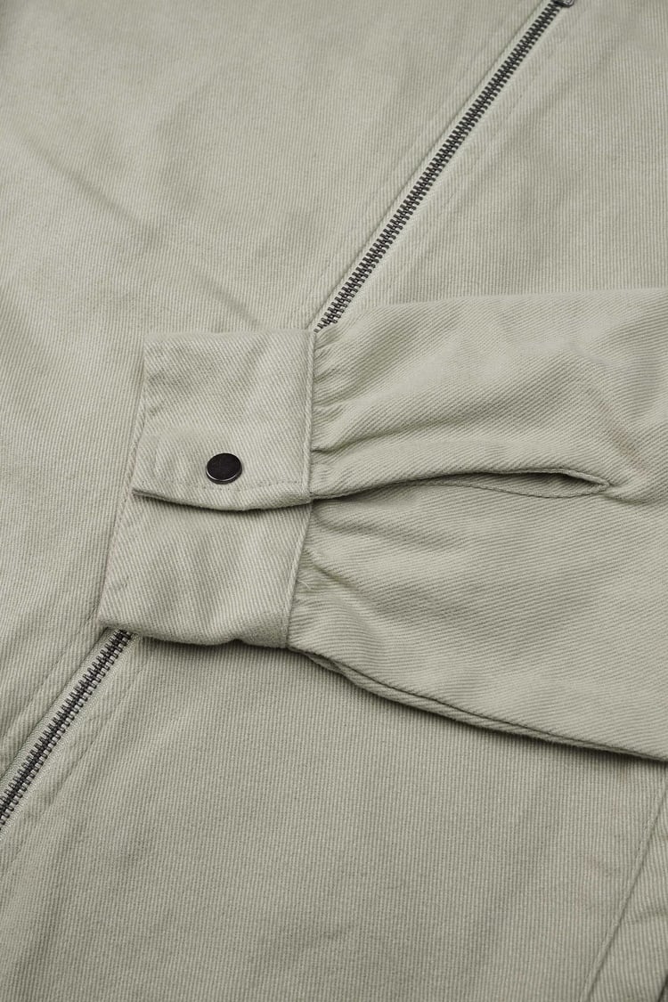 Womens Full Zip Cropped Jacket