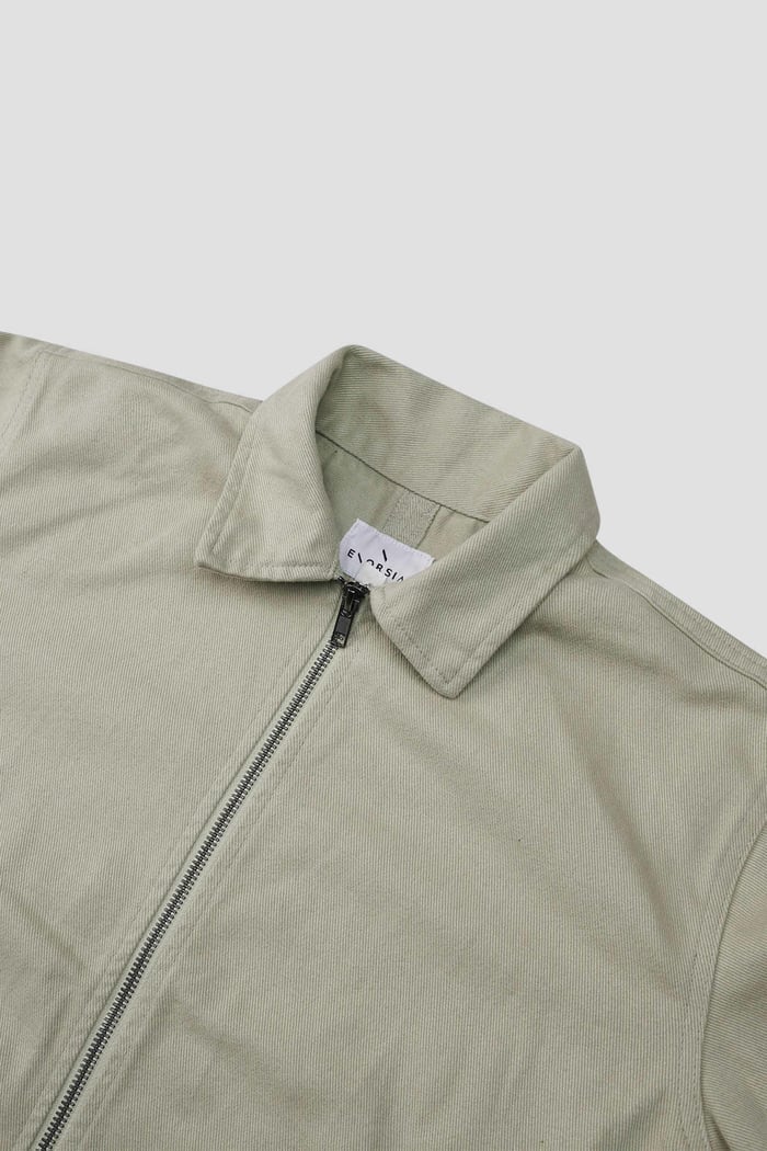 Womens Full Zip Cropped Jacket