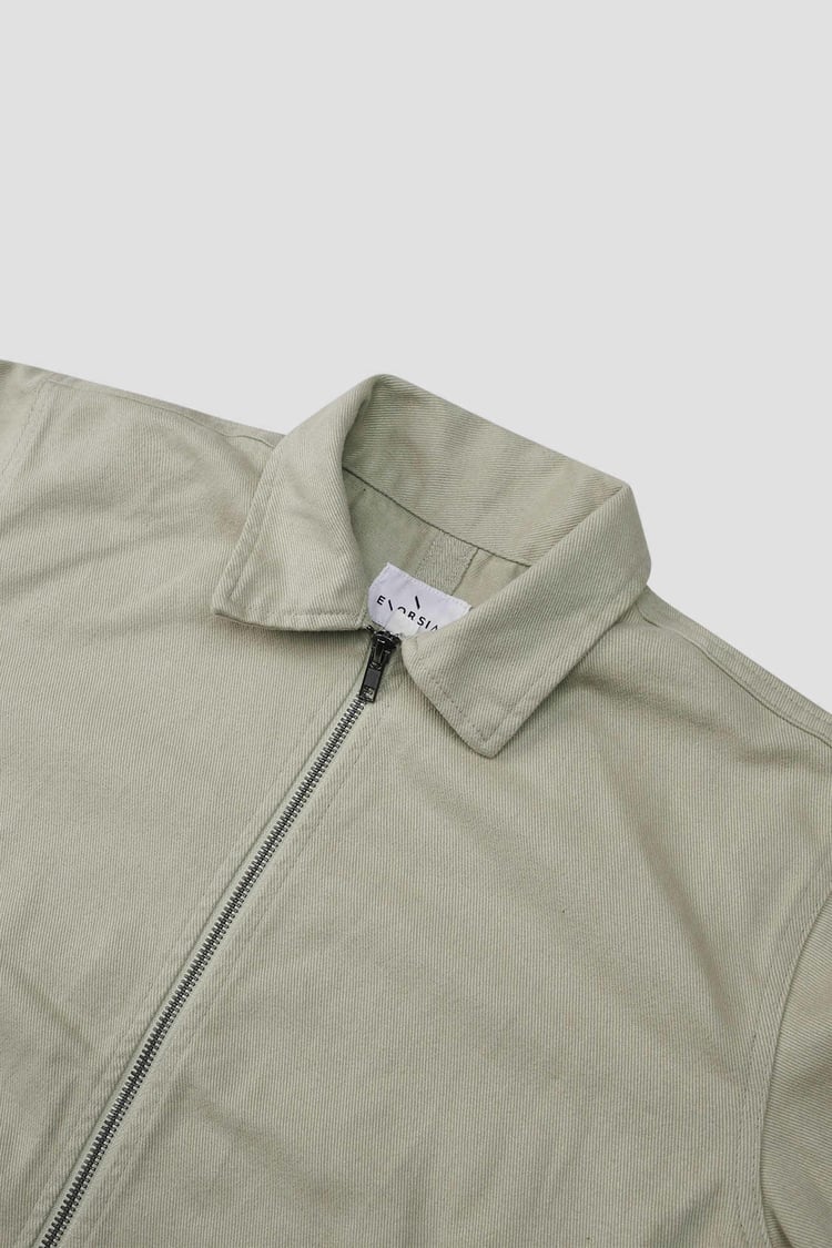 Womens Full Zip Cropped Jacket