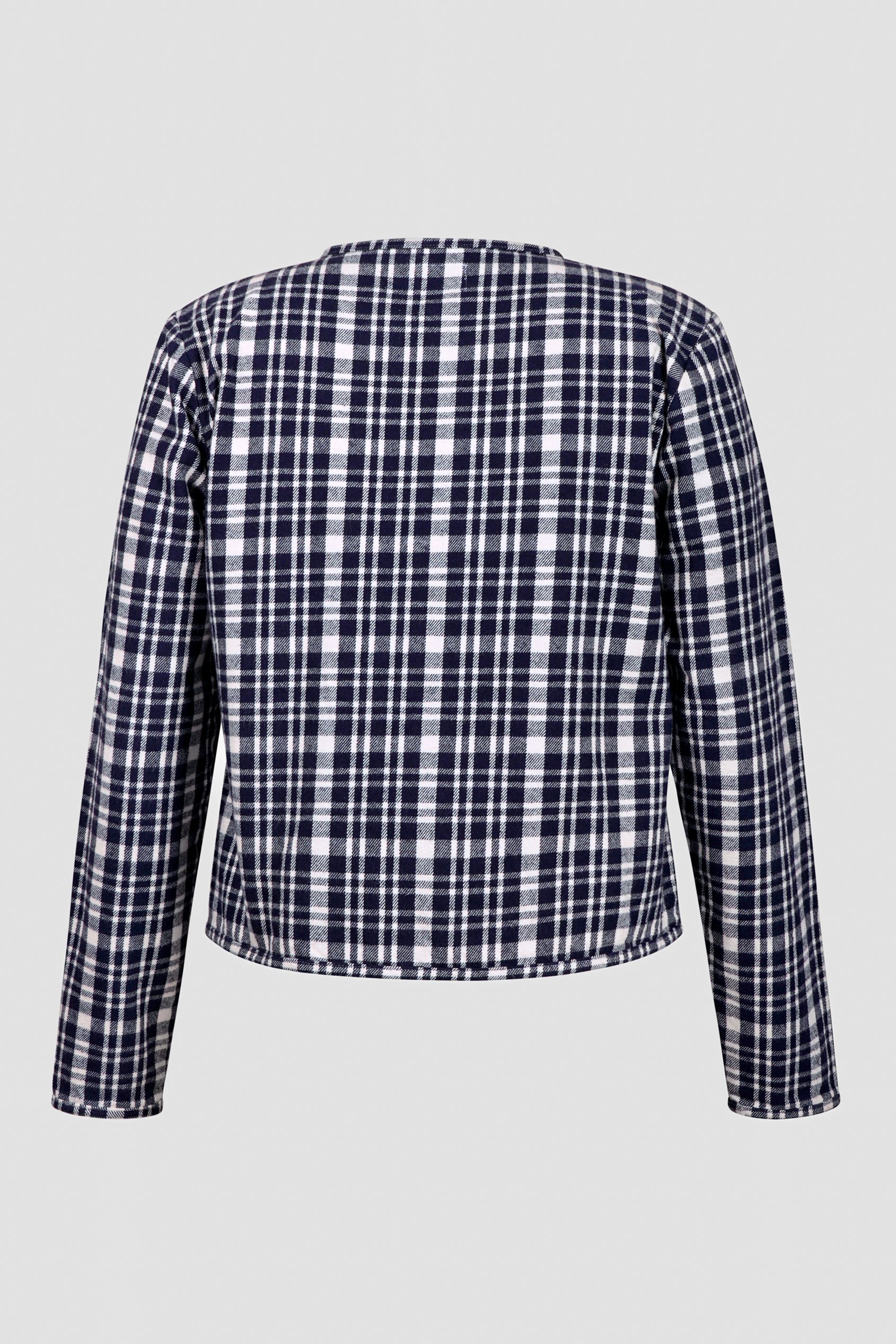 Womens Cropped Button Up Jacket