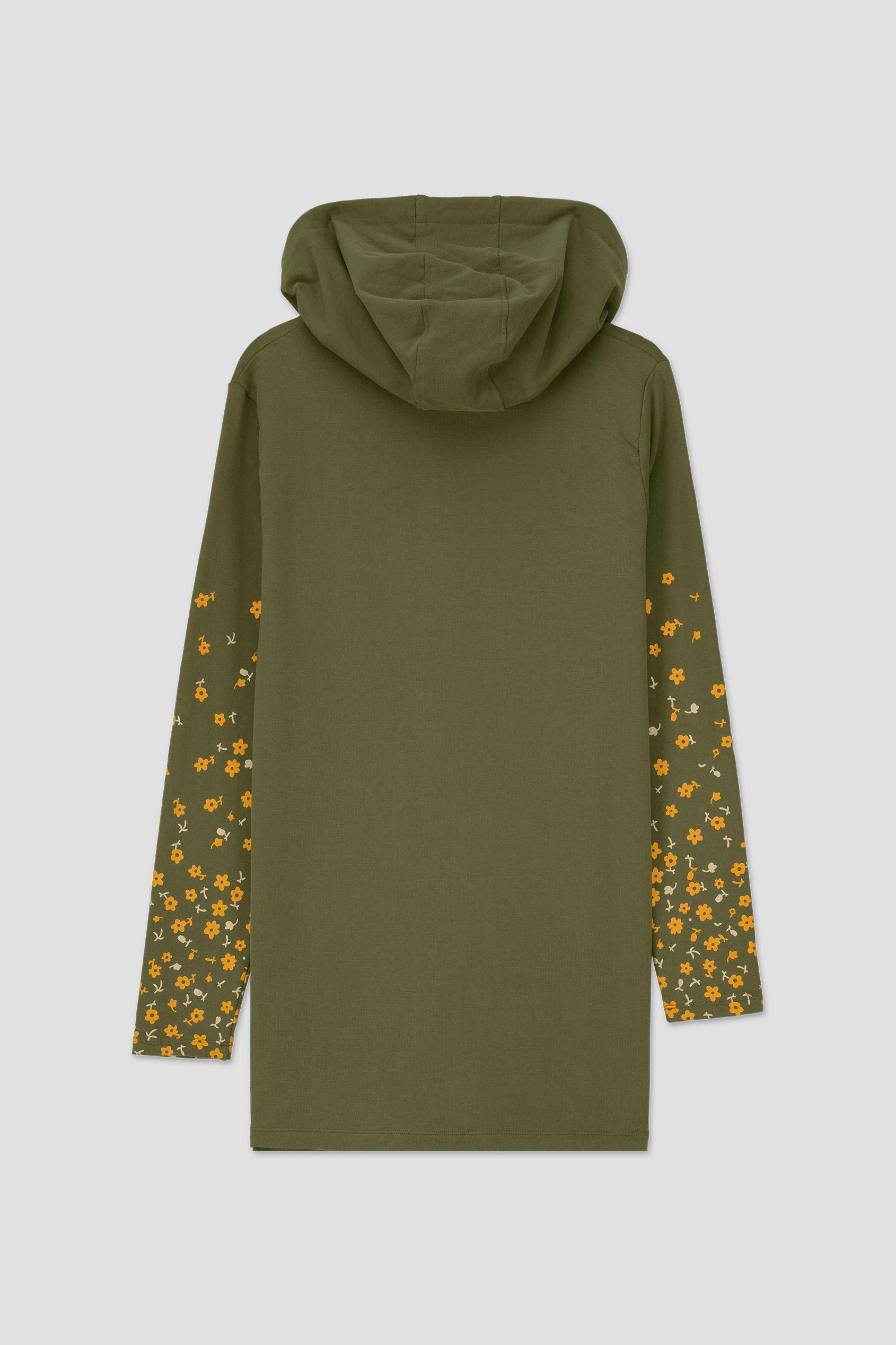 Women Longline Zip Front Hoodie