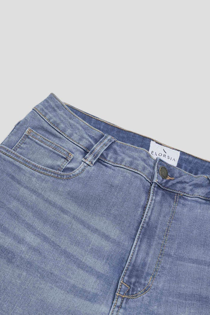 High Waist Slim Fit Jeans