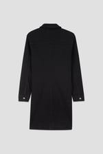 Womens Black Slim Longline Jacket