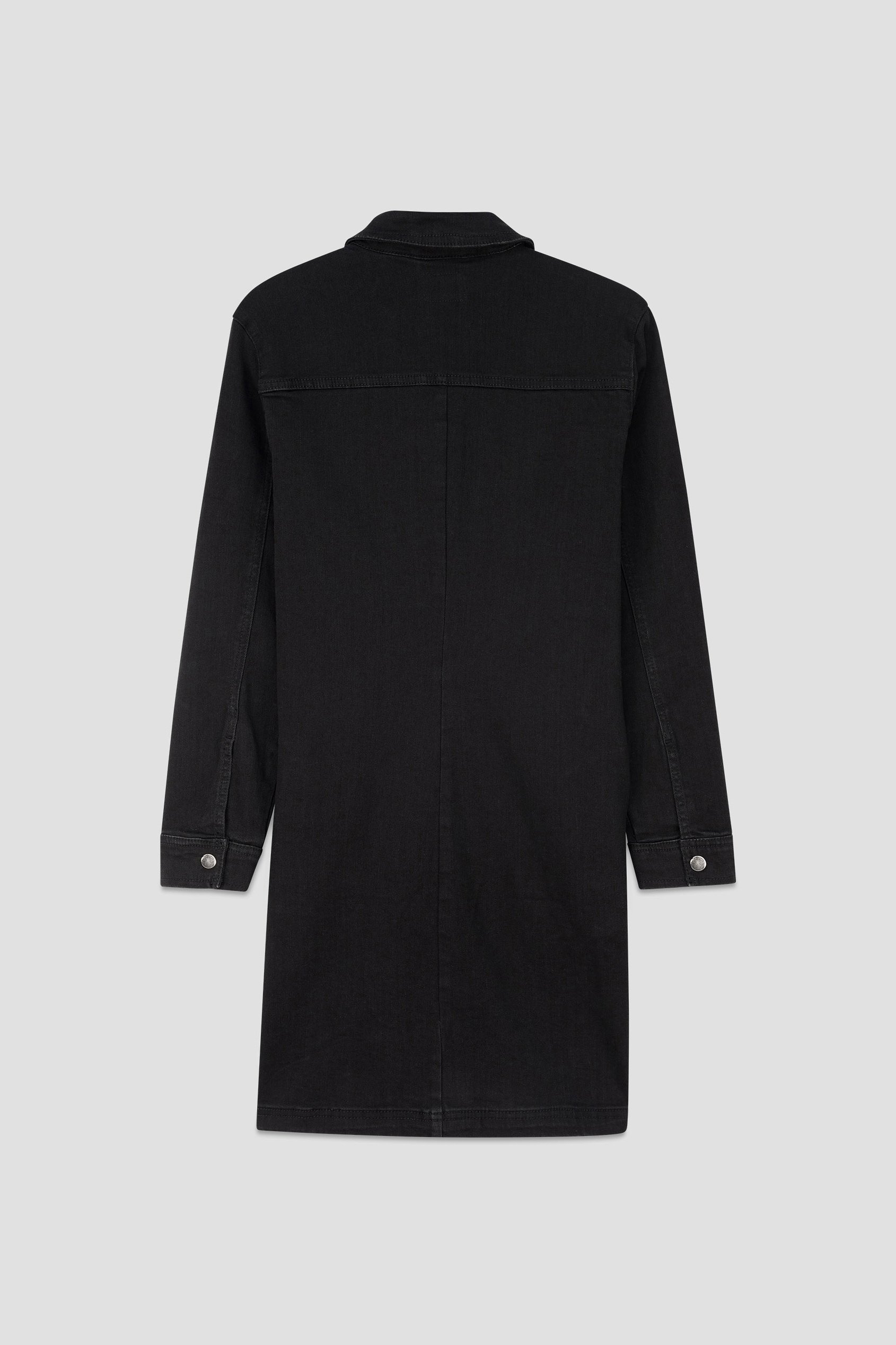 Womens Black Slim Longline Jacket