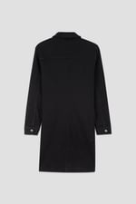 Womens Black Slim Longline Jacket