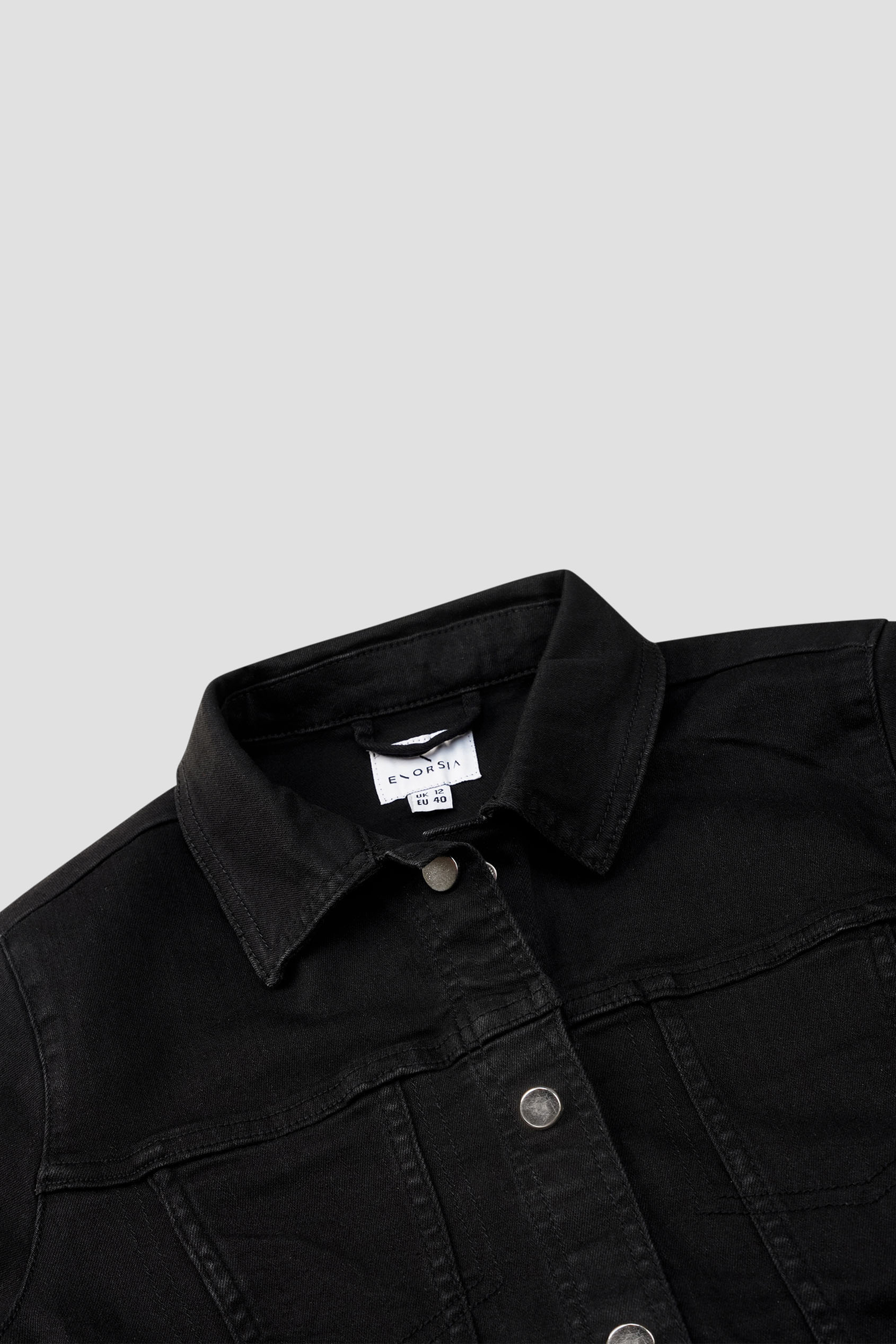 Womens Black Slim Longline Jacket