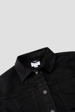 Womens Black Slim Longline Jacket