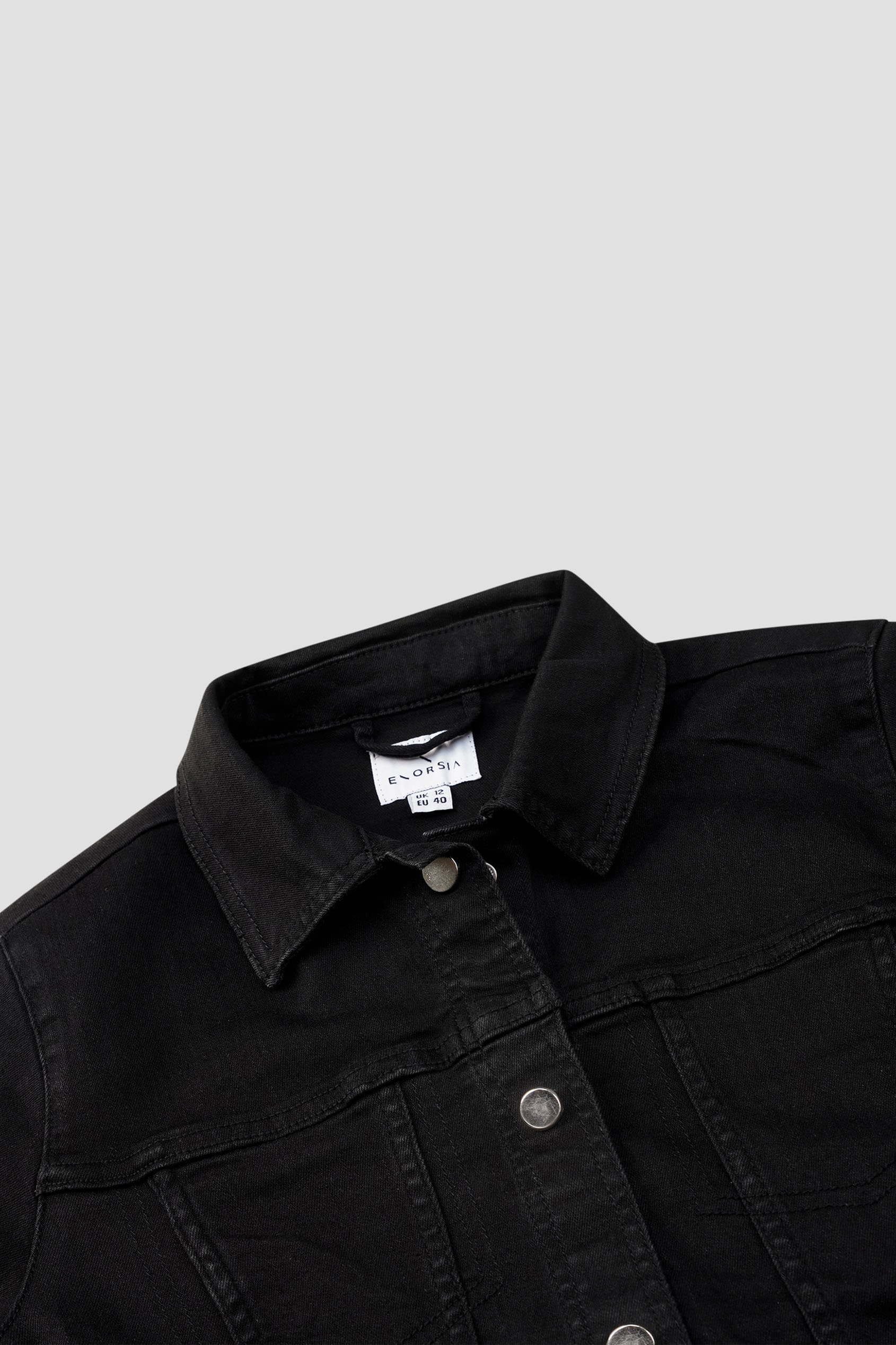 Womens Black Slim Longline Jacket