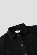 Womens Black Slim Longline Jacket