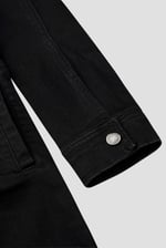 Womens Black Slim Longline Jacket