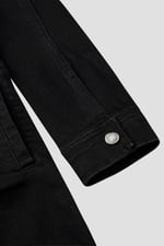 Womens Black Slim Longline Jacket