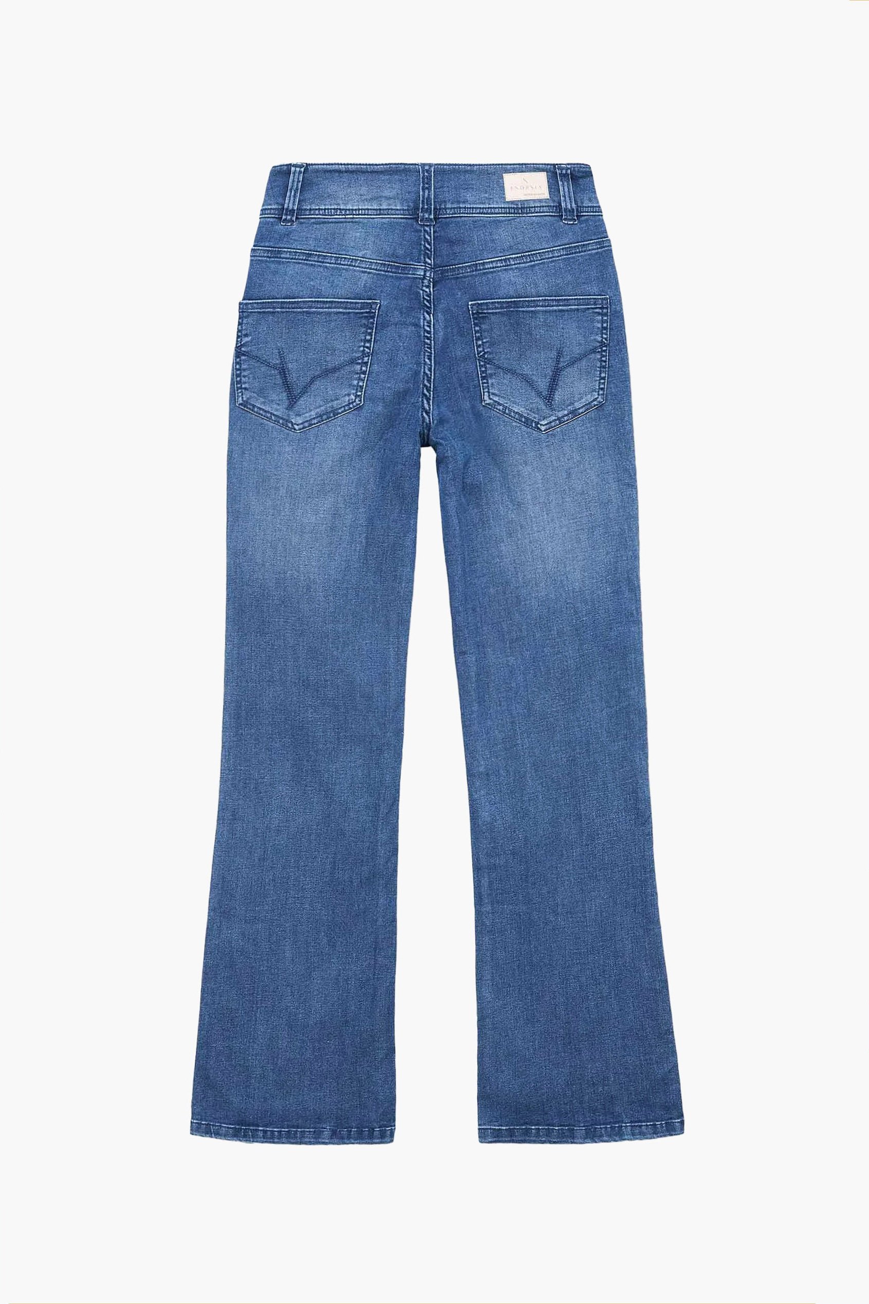 Slim shape Boot cut Jeans