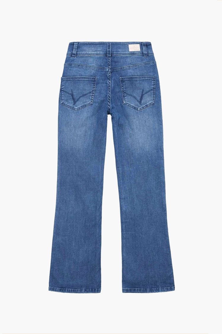 Slim shape Boot cut Jeans