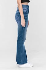 Slim shape Boot cut Jeans