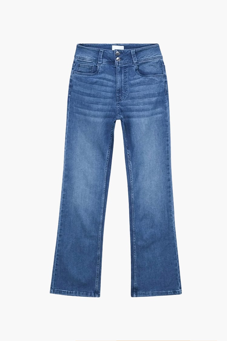 Slim shape Boot cut Jeans