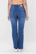 Slim shape Boot cut Jeans