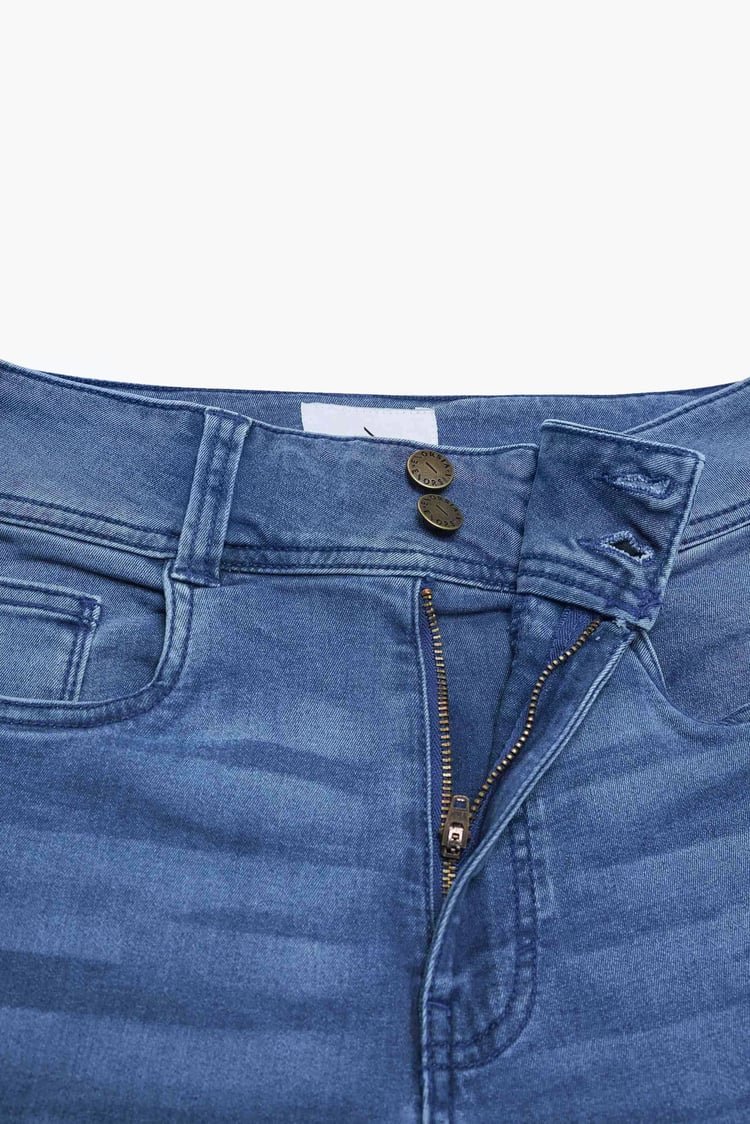 Slim shape Boot cut Jeans