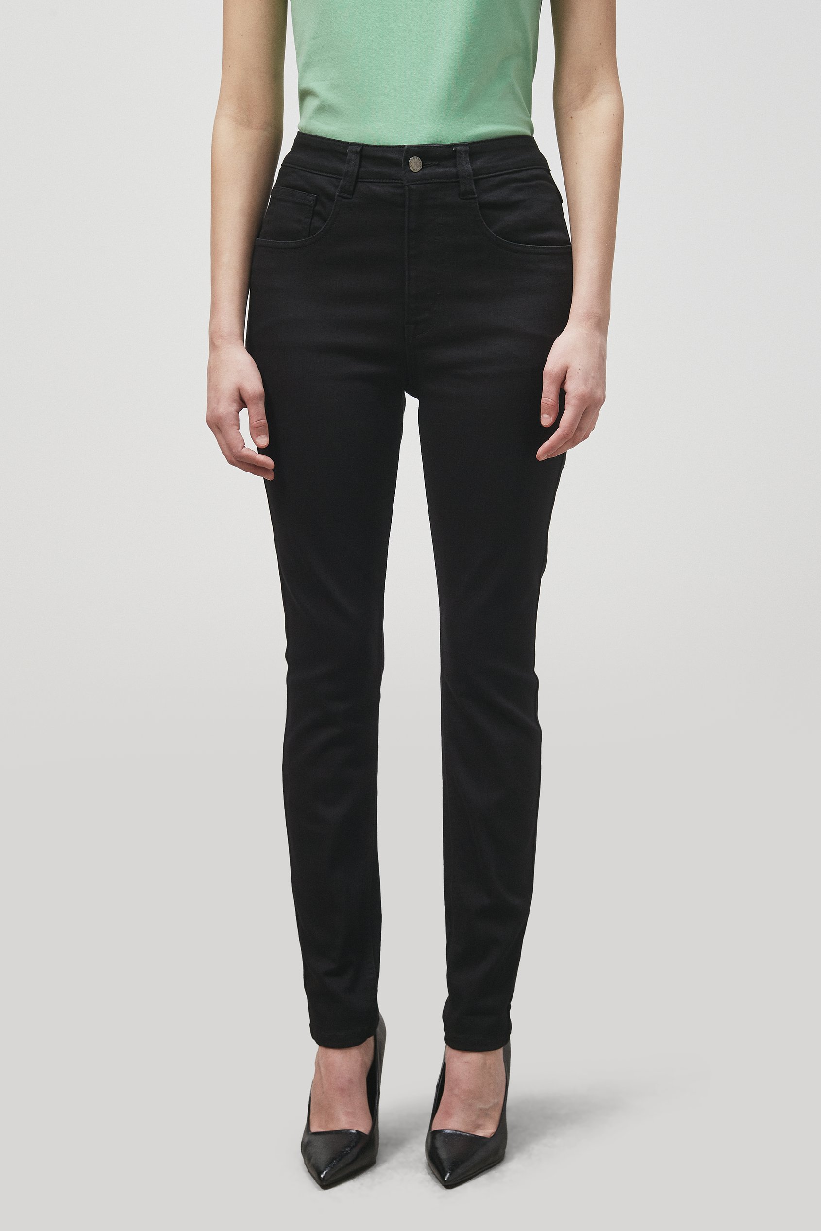 Super Stretch Skinny Black Jeans