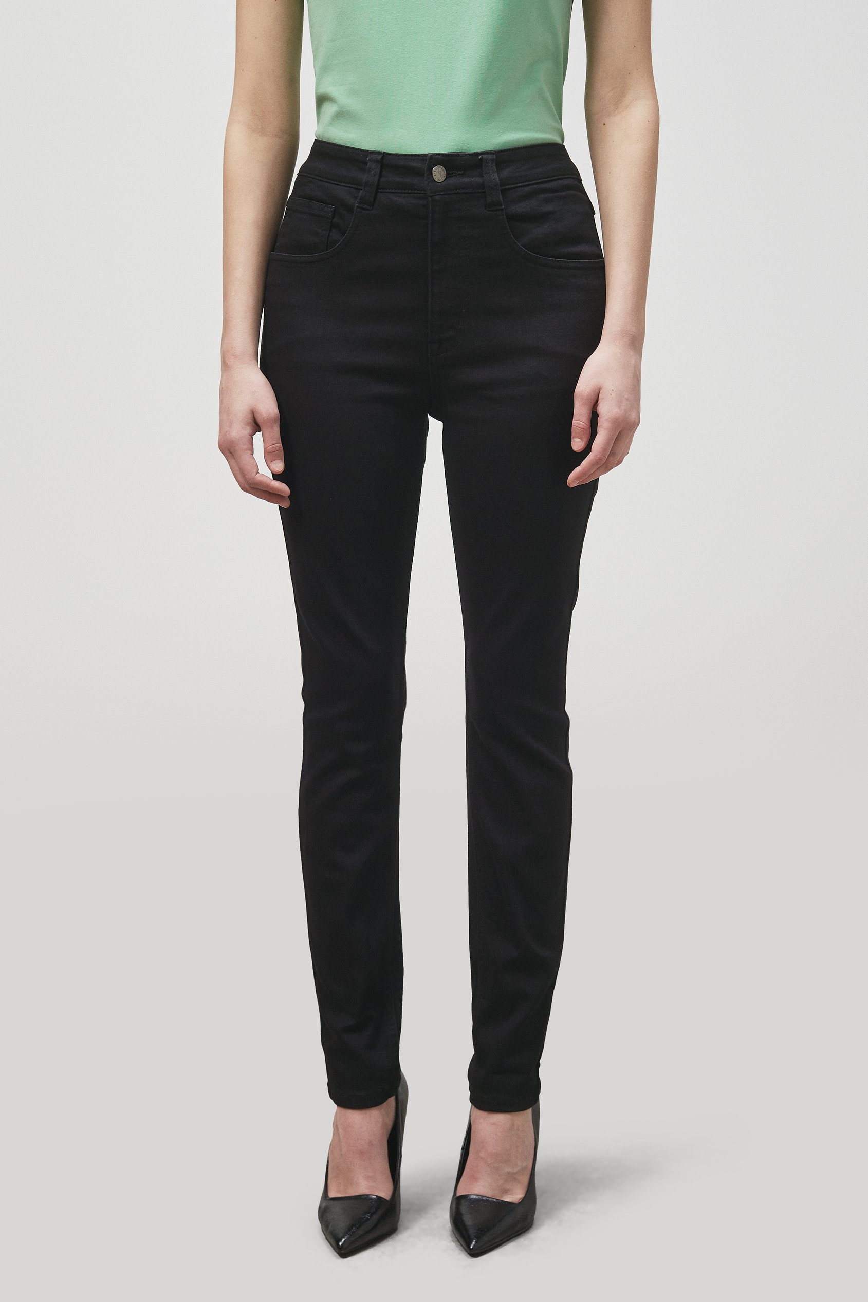 Super Stretch Skinny Black Jeans