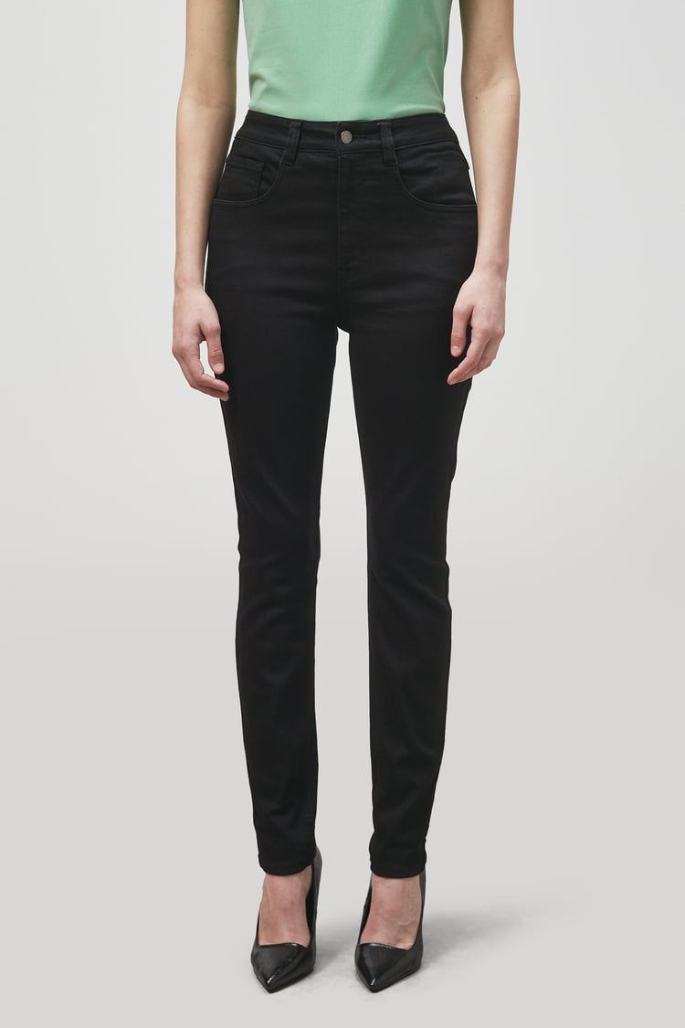 Super Stretch Skinny Black Jeans