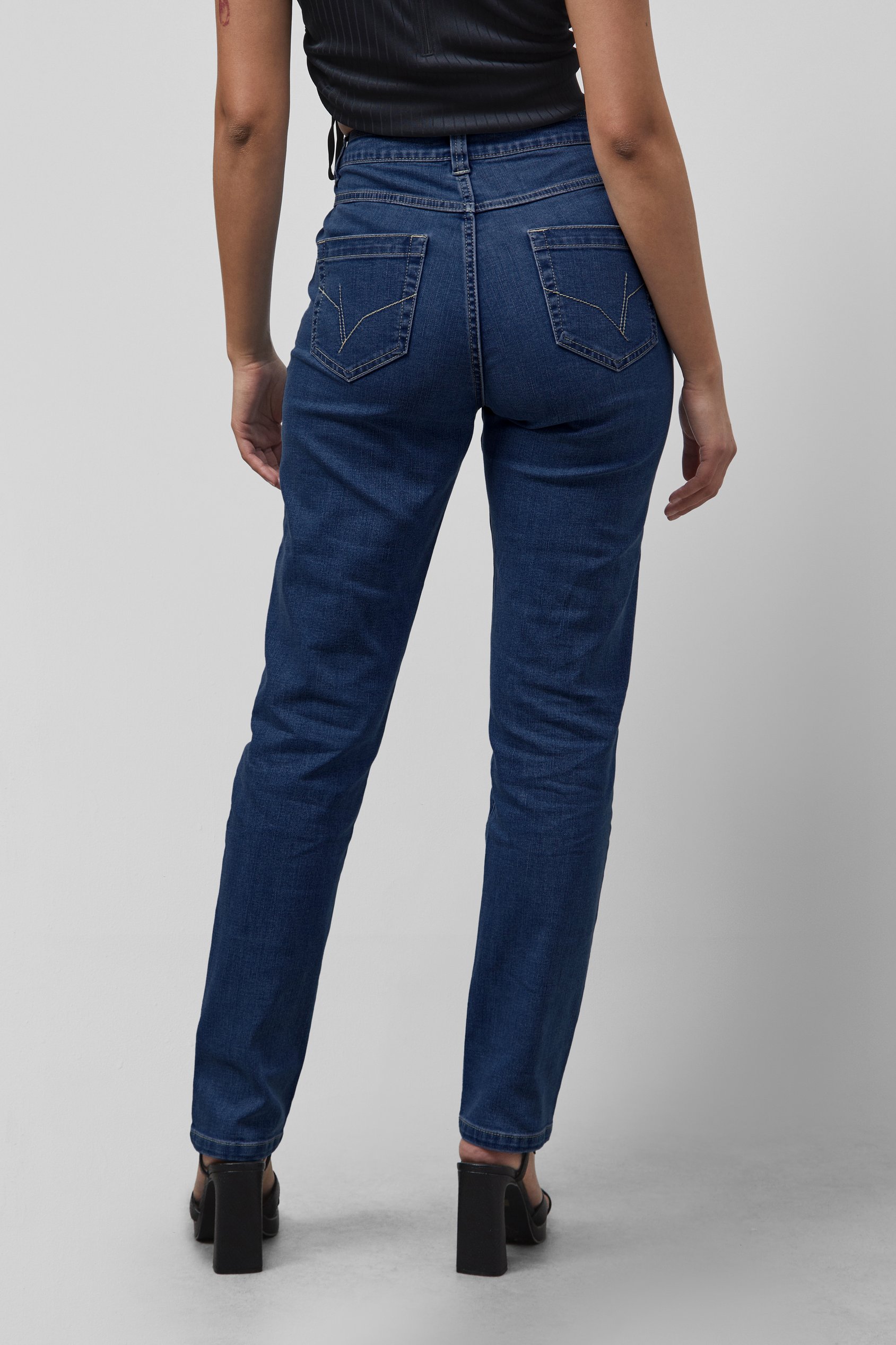 Enorsia Authentic High Waist Boyfriend Jeans