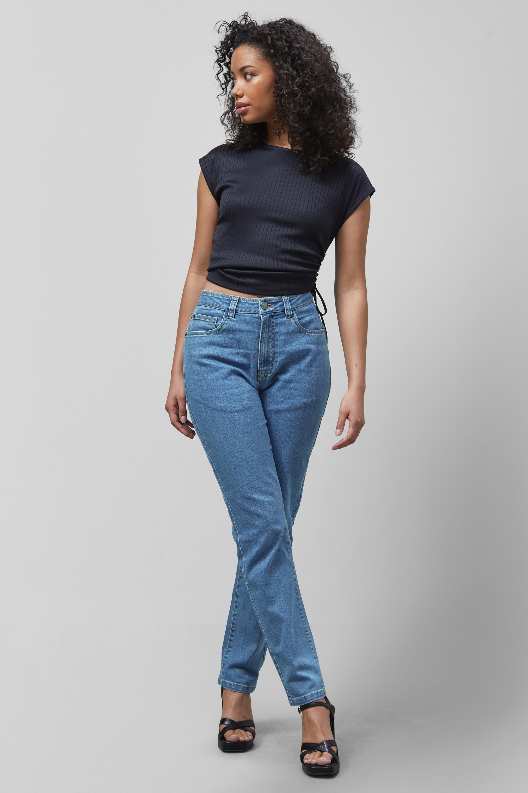 Enorsia Authentic High Waist Boyfriend Jeans