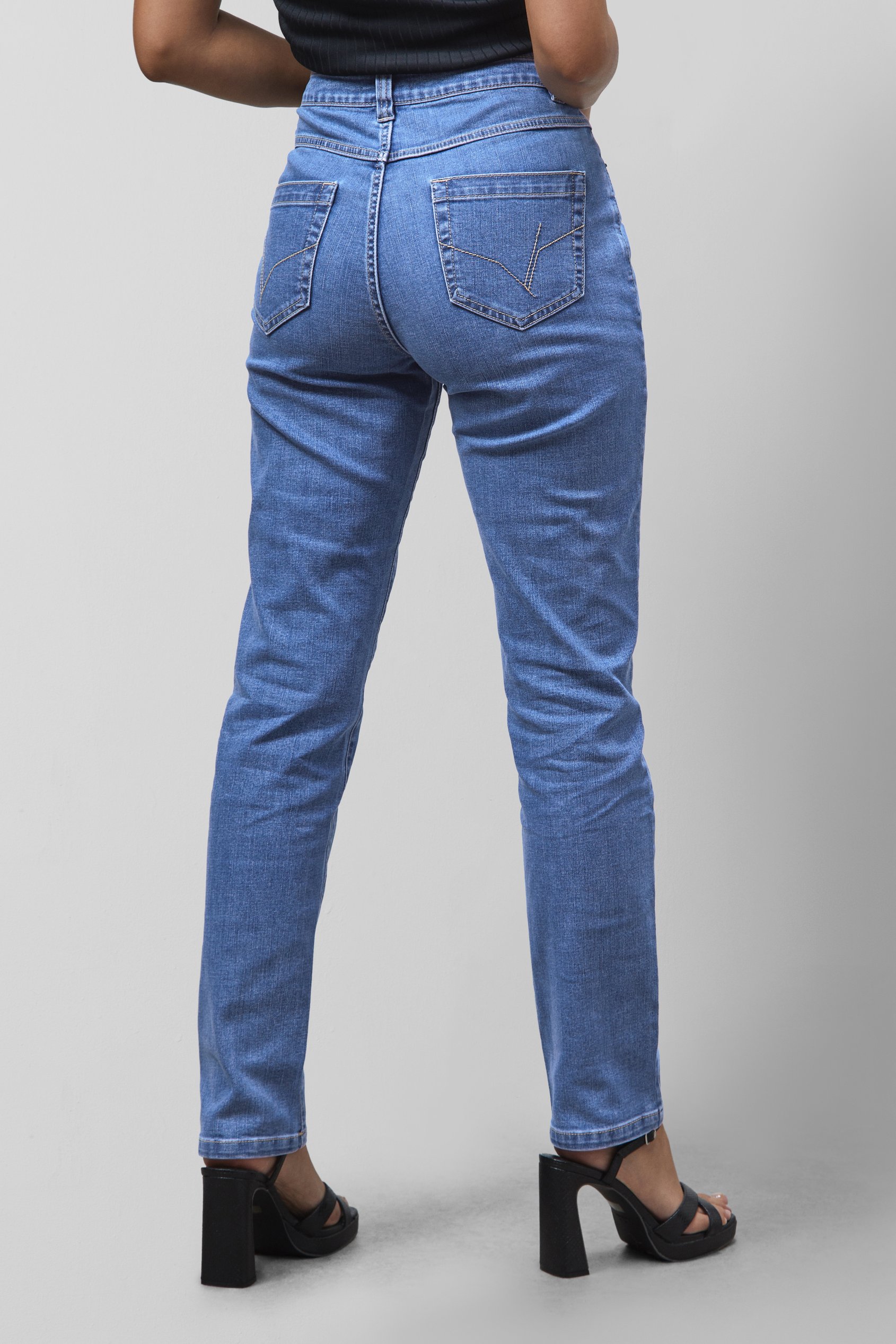 Enorsia Authentic High Waist Boyfriend Jeans