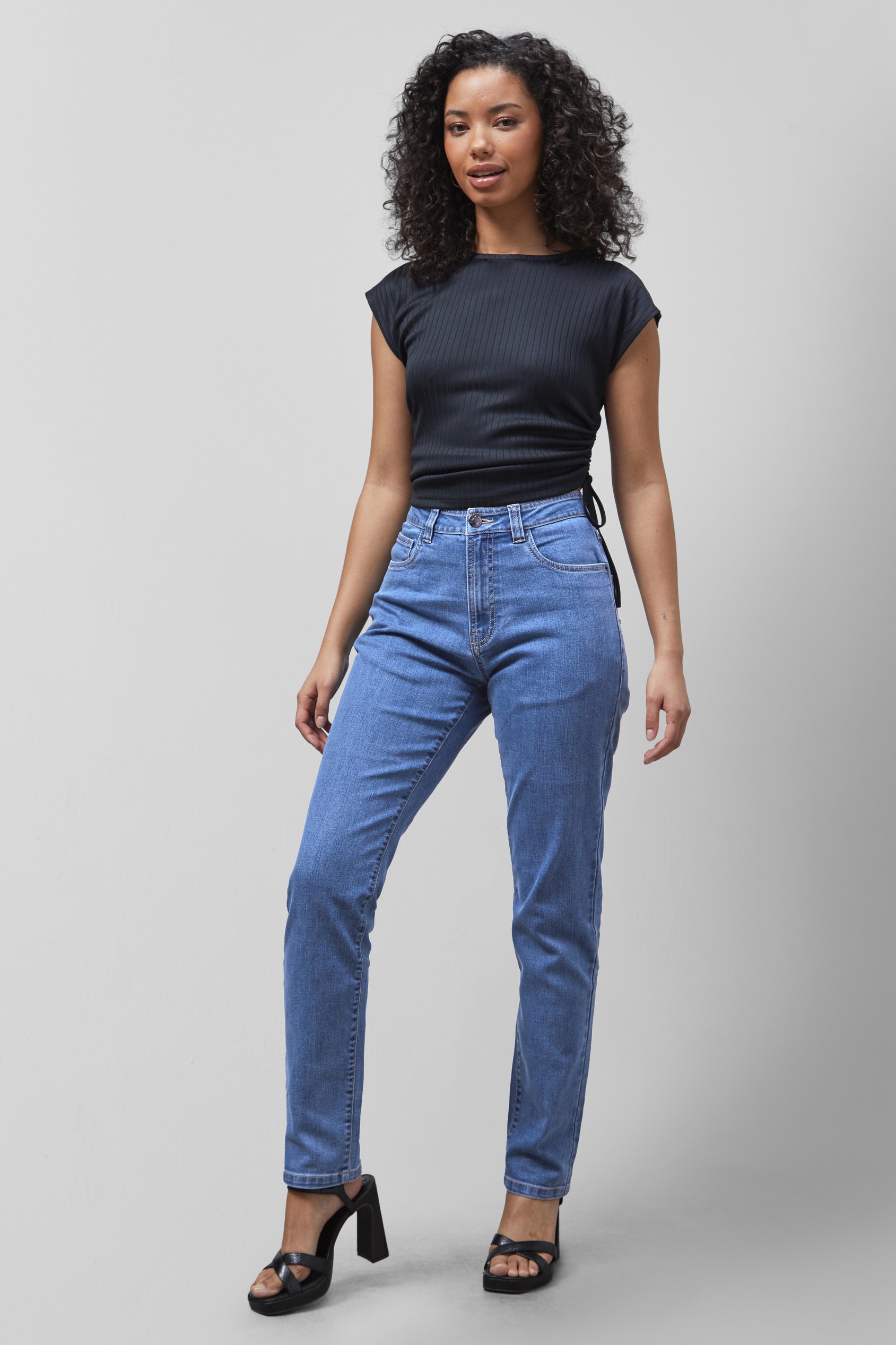 Enorsia Authentic High Waist Boyfriend Jeans