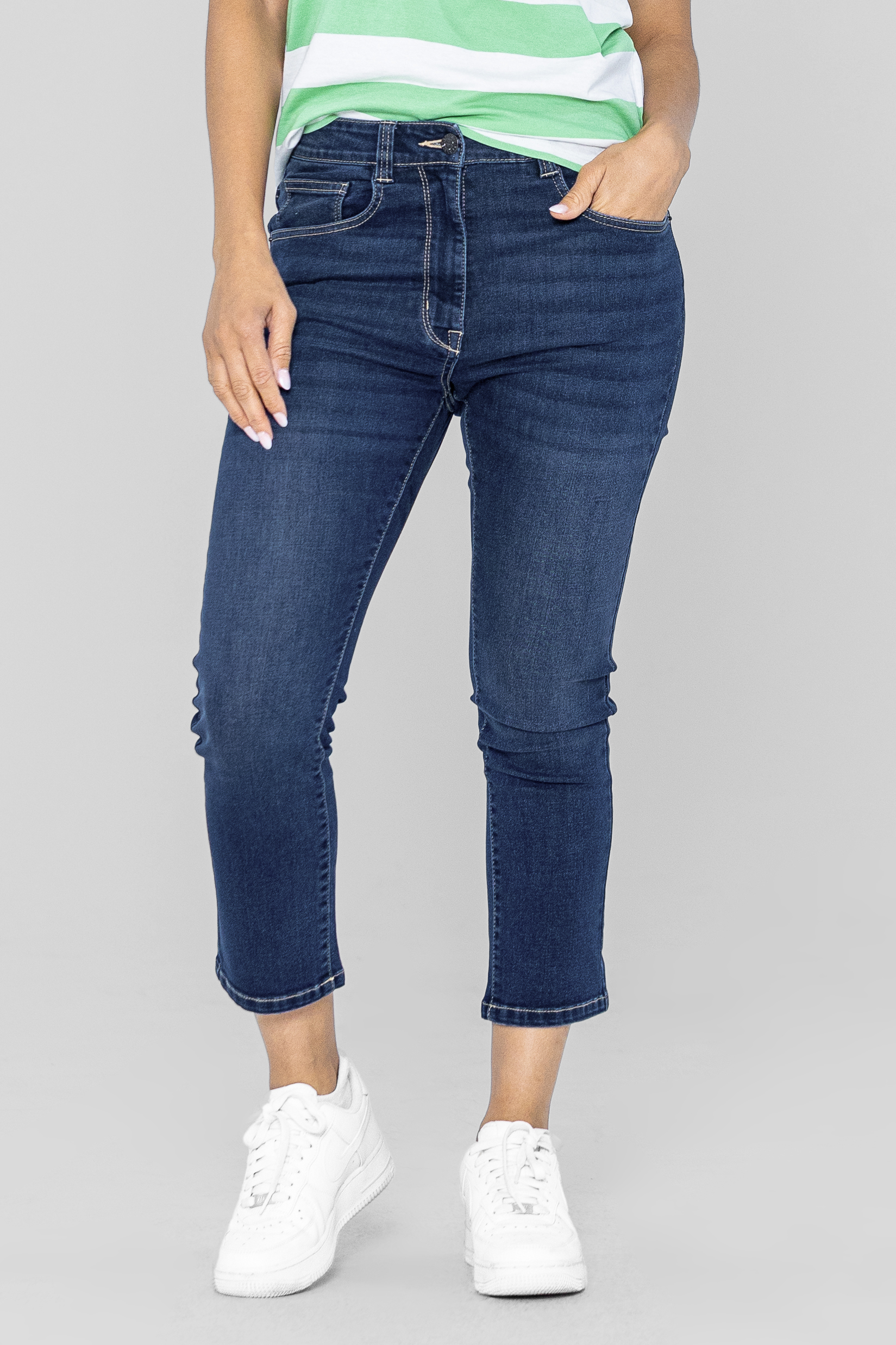 Super Stretch Skinny Capri Jeans