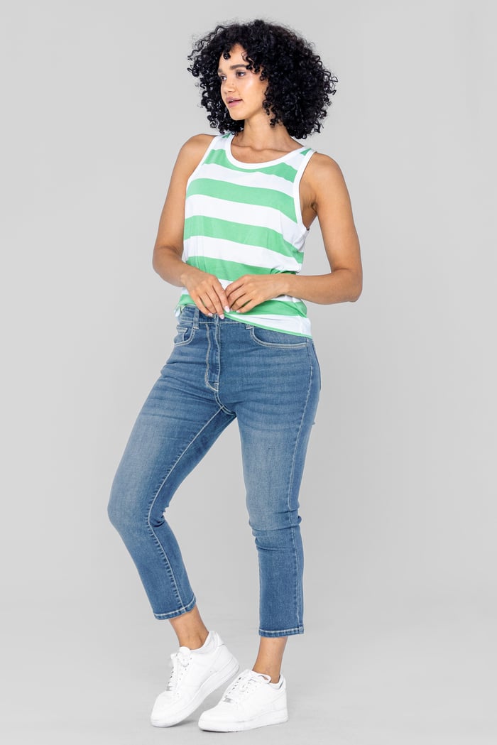 Super Stretch Skinny Capri Jeans