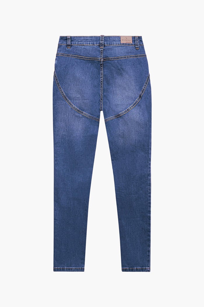 Mid Waist Skinny Jeans